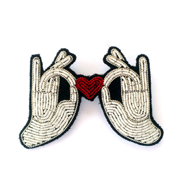 Broche Mains Cœur