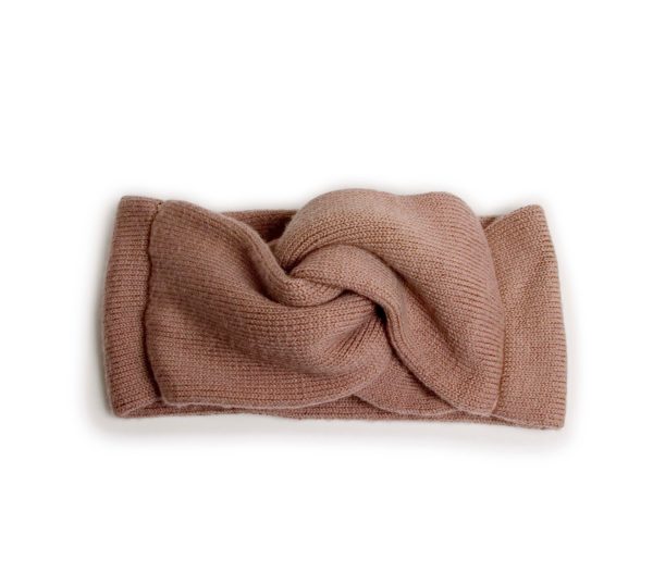 Bandeau en laine Laure Mérinos Praline de Lyon