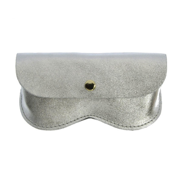 Etui à lunettes argent