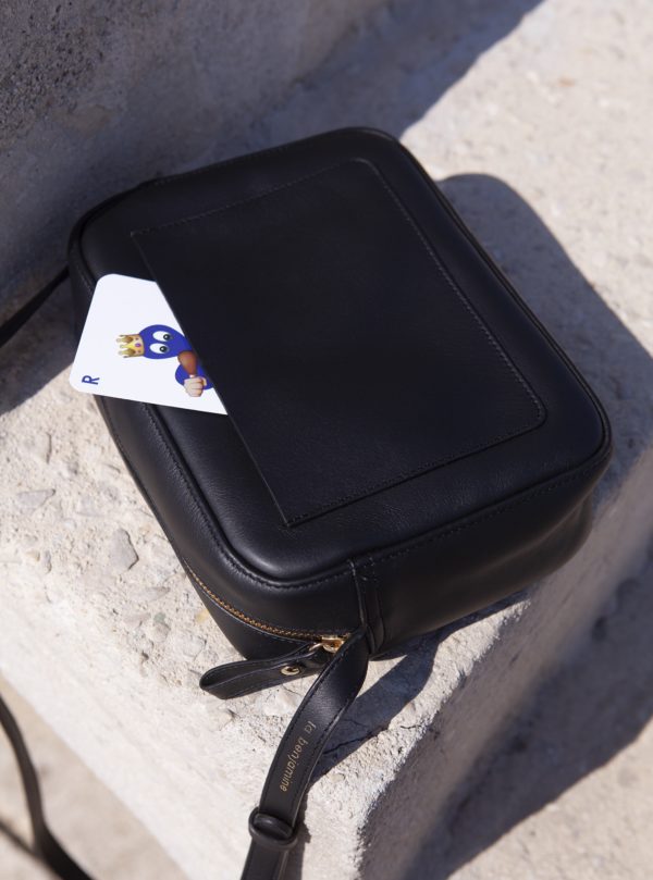 Bandoulière cuir Noir