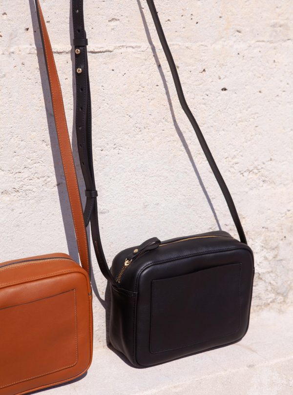 Bandoulière cuir Noir – Image 2
