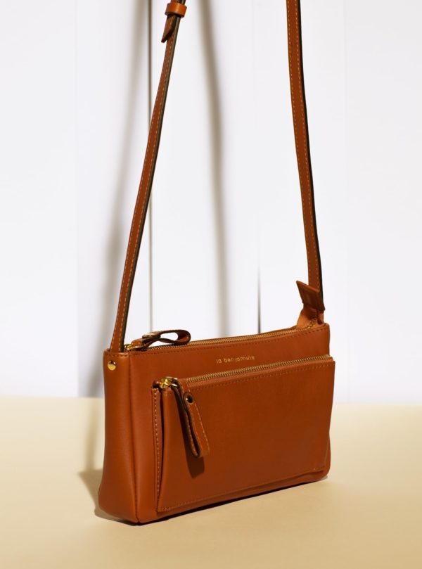 Sac pochette Cognac
