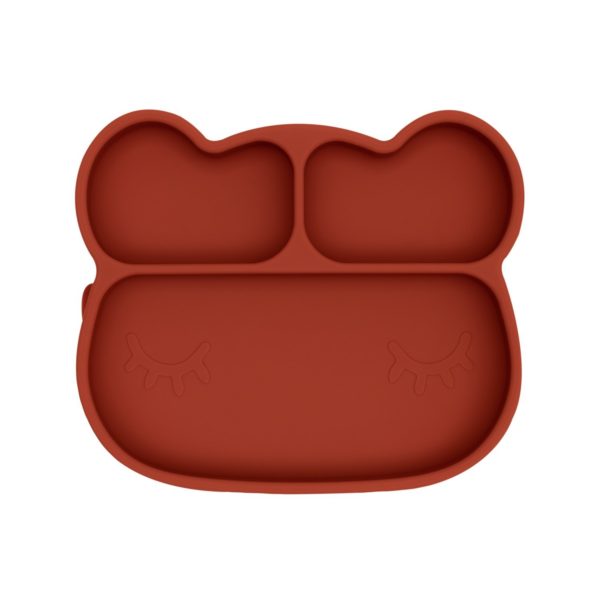 Assiette Ours - Rouille