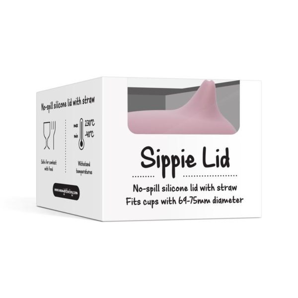 Gobelet + Bec anti fuite + mini paille - Dusty rose – Image 2