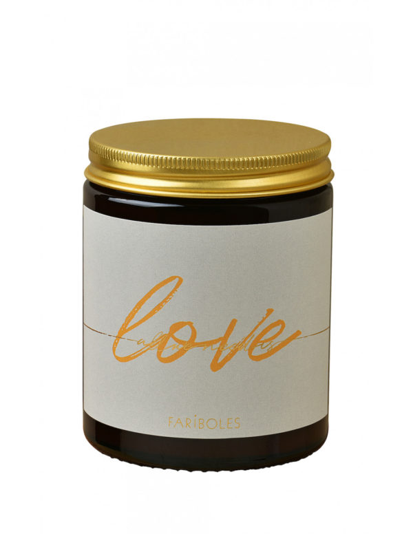 BOUGIE ALL WE NEED IS LOVE MUSC DES NEIGES 140G – Image 3