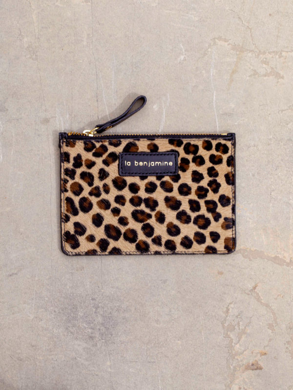 Pochette léopard S
