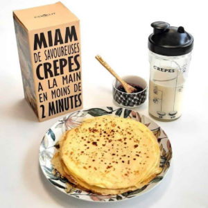 Shaker gradué pour crêpes, gaufres et pancakes vegan - Objectif Tendance