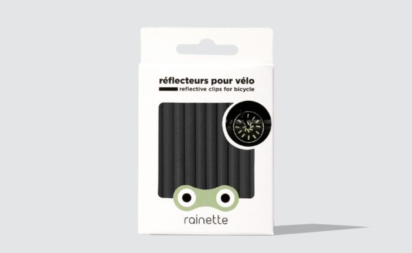 Réflecteurs pour rayons de vélo Rainette - Noir