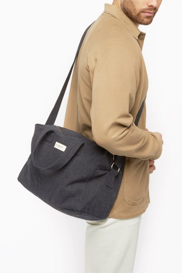 Sauval - Le City Bag en Coton recyclé - Noir