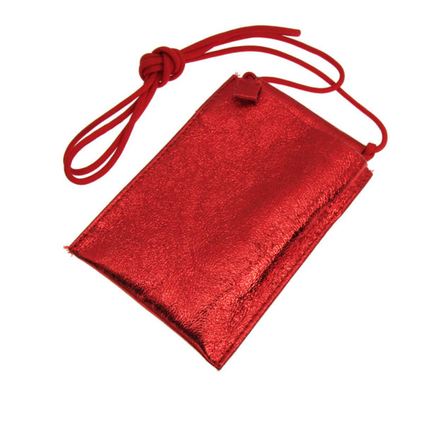 Pochette pour smartphone cuir irisé