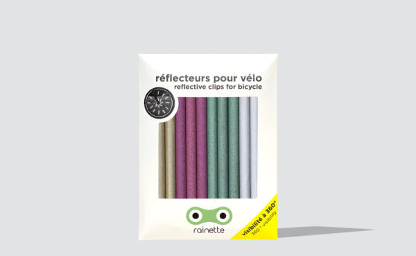 Réflecteurs pour rayons de vélo, multicolore
