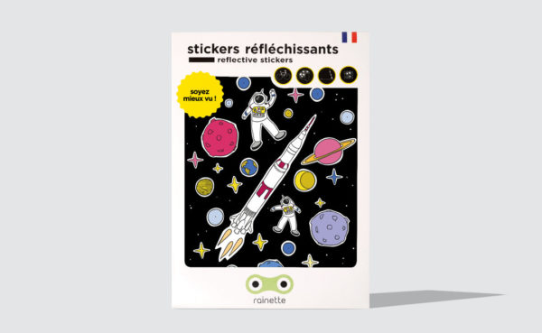STICKERS REFLECHISSANTS ESPACE