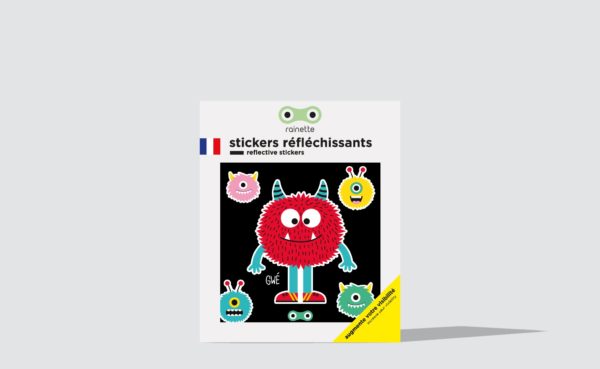 Autocollants rétroréfléchissants, Le grand méchant monstre