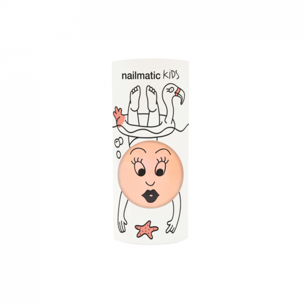 VERNIS À ONGLES ENFANT Flamingo - Corail néon nacré – Image 2