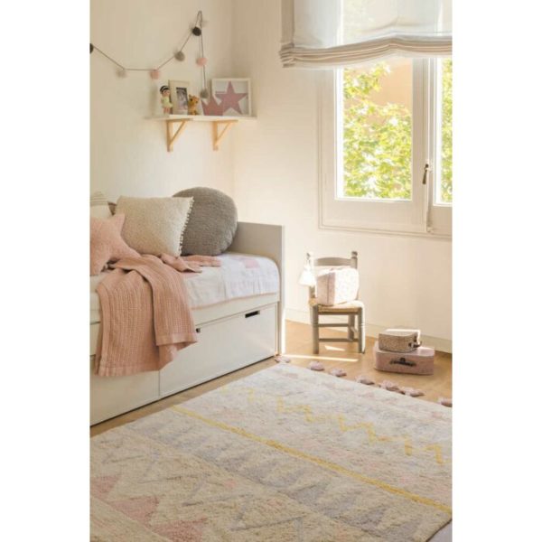 Tapis Lavable Azteca Natural Vintage Nude M LORENA CANALS – Image 3