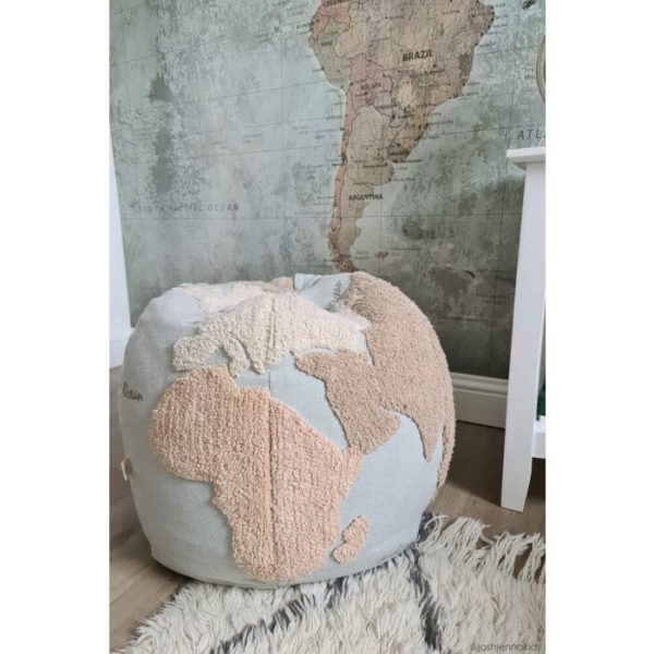 Pouf World Map LORENA CANALS