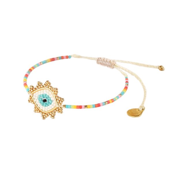 Bracelet Golden Evil Eye MISHKY