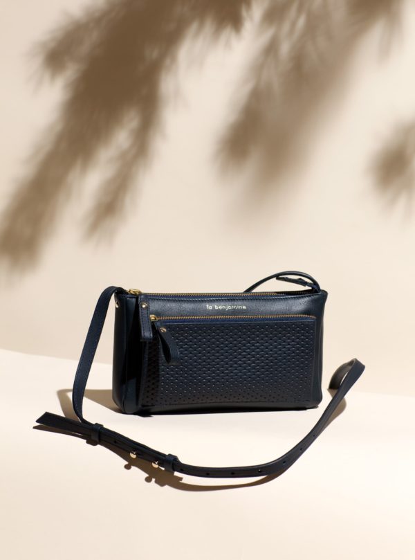 Sac pochette bleu marine LA BENJAMINE