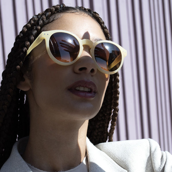 Lunettes de soleil #D SUN Glossy Ivory Adulte
