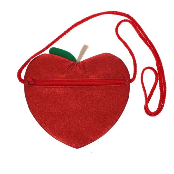 Sac bandoulière pomme rouge à paillettes - Dans mon jardin – Image 2