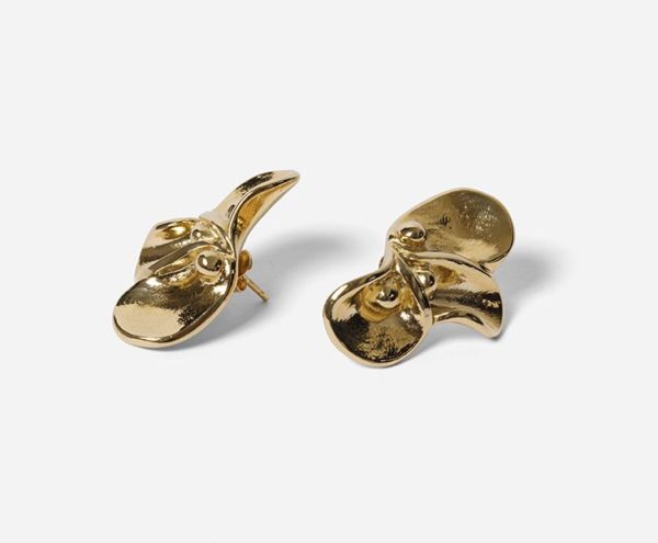 Boucles Comète doré CHIC ALORS – Image 2