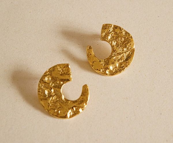 Boucles Lunar doré CHIC ALORS – Image 3