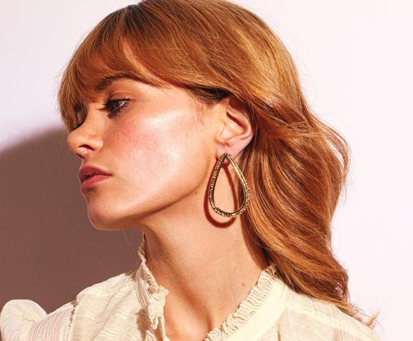 Boucles Neptune doré CHIC ALORS