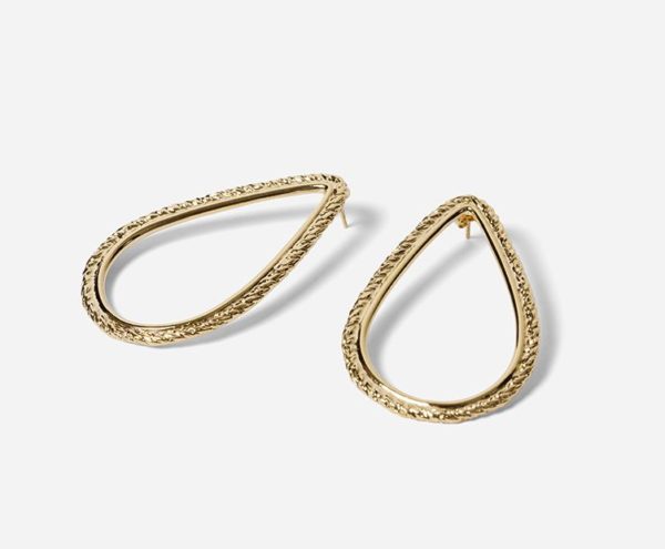 Boucles Neptune doré CHIC ALORS – Image 2