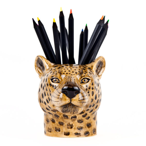 Pot à CRAYONS Léopard medium QUAIL DESIGNS