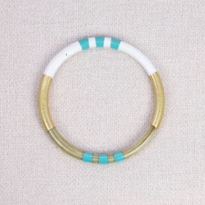 Jonc corne Trinité turquoise Les Cleias