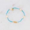 bracelet apatite et nacre en acier inoxydable BOHM