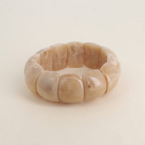 bracelet élastique en acétate rose BOHM