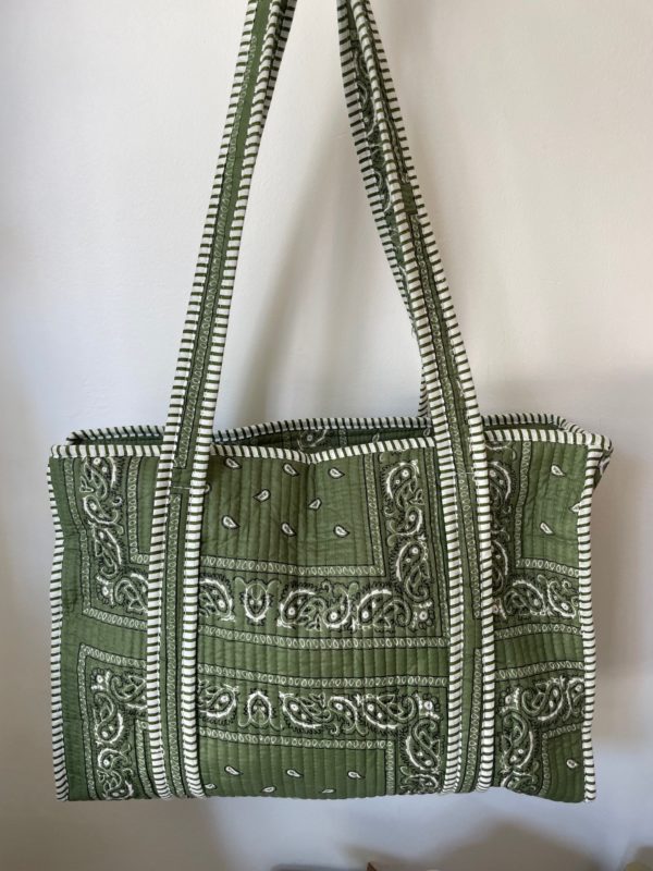 Sac matelassé Bandana kaki Lilmoon