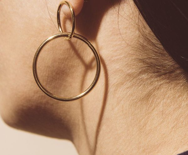 Boucles d'oreilles 2 anneaux Chic Alors