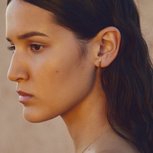 Boucles d'oreilles puces Illusion