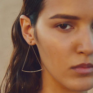 Boucles d'oreilles chaînes Illusion