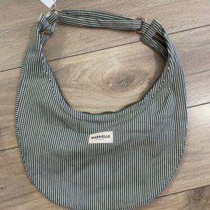 Sac demi lune rayures quartz GABRIELLE PARIS