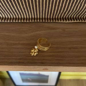 Bague Acier Trèfle LES CLEIAS