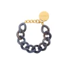 Flat Chain Bracelet blue jeans marble VANESSA BARONI