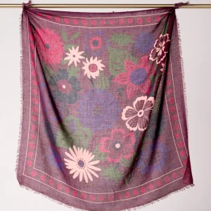 Foulard Winter bloom Figue MARADJI
