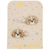 Barrette duo chien LUCIOLE ET PETIT POIS