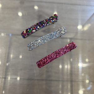 Barrette à cheveux pailleté