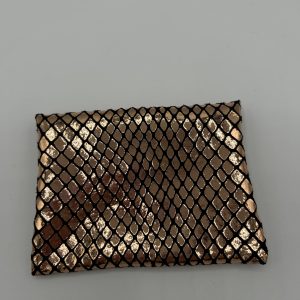 Alternative view of Pochette irisé rosé En Cuir LES CLEIAS