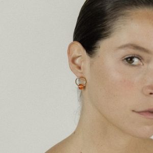 Boucles d'oreille TUBIK ORANGE CHIC ALORS