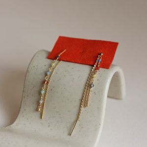 Boucles d'oreilles pendantes LIBERTA ATELIER NICOL