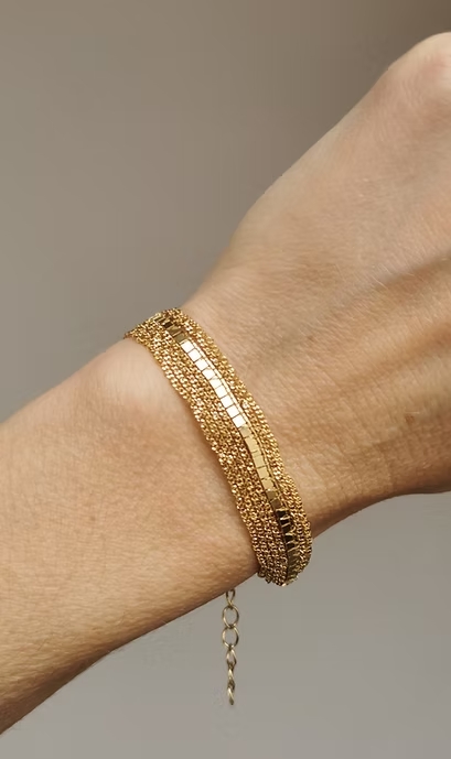 Bracelet Astrid gold SemiLunaire
