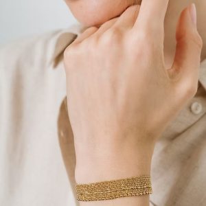 Bracelet Nora gold SemiLunaire
