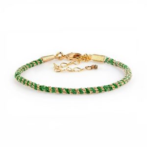 Bracelet Lisou emeraude gold SemiLunaire
