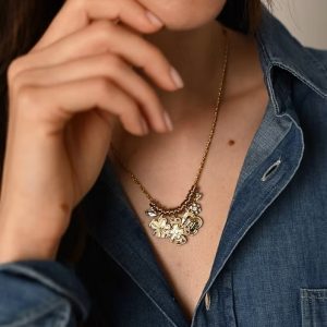 Collier multicharm Trèfles SEMILUNAIRE