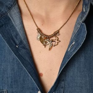 Collier multicharm Colombe SEMILUNAIRE